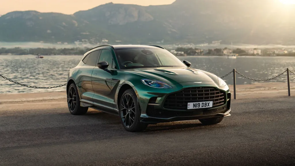 "The Aston Martin DBX combines luxury, performance, and versatility in one stunning SUV."
